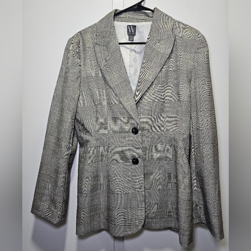 NWOT Women's Worthington Plaid Blazer, Size 10